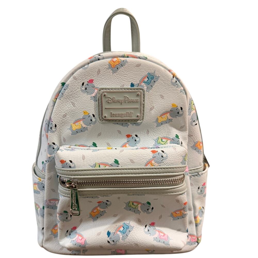 Disney Parks Loungefly Dumbo Mini Backpack All Over Print AOP